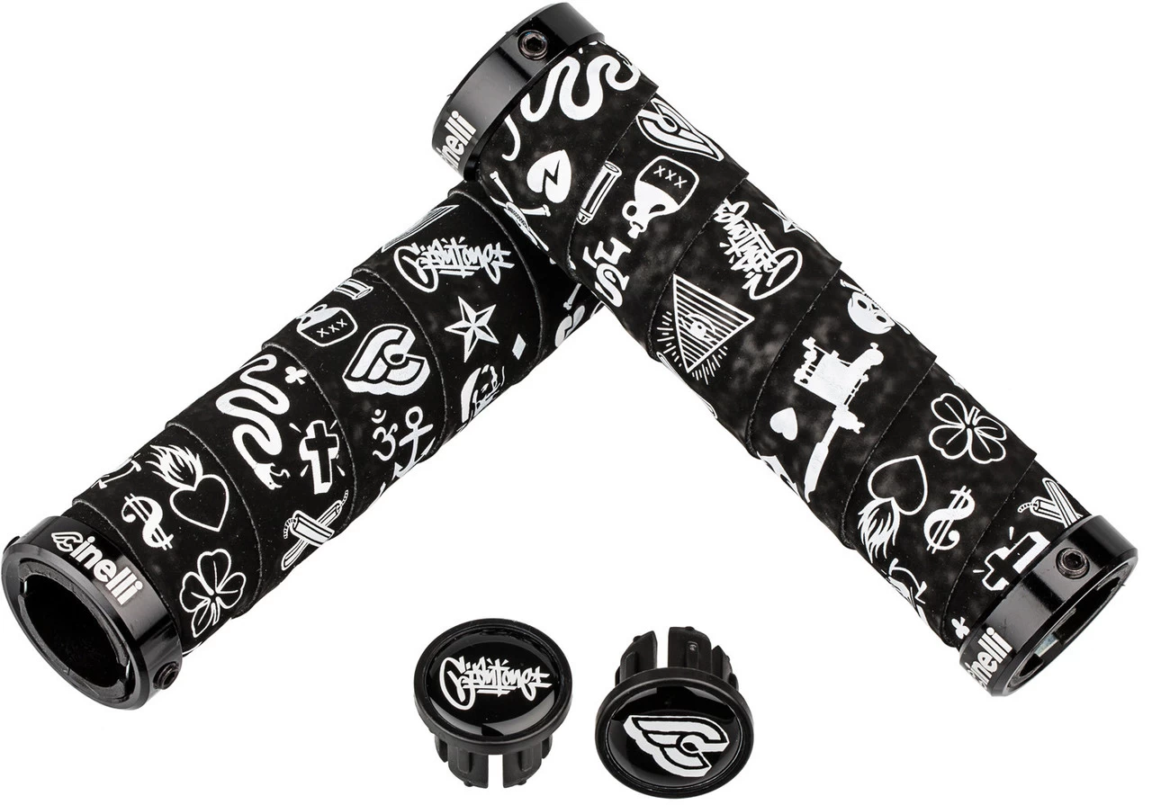 Cinelli Mike Giant Art Lock On Lenkergriffe