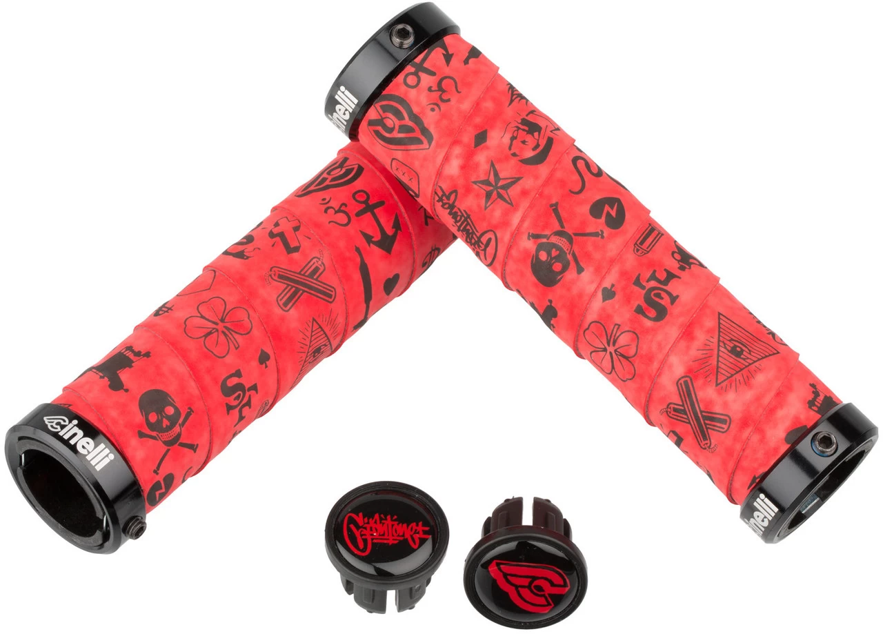 Cinelli Mike Giant Art Lock On Lenkergriffe – Bild 2