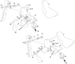 SRAM Ersatzteile Force / Rival / Apex Bremsschalthebel (2007-2012)