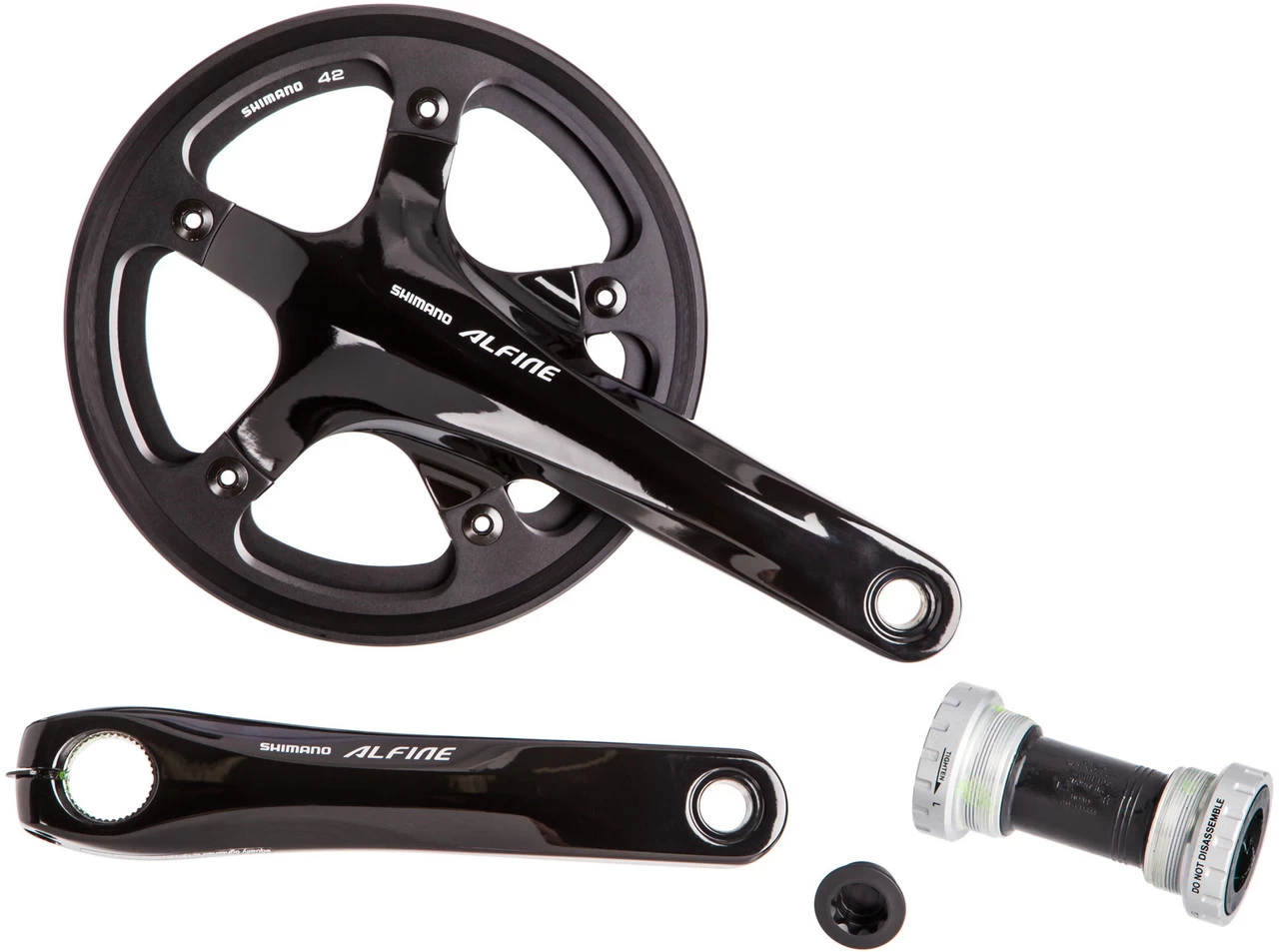 Shimano Alfine Kurbelgarnitur FC-S501 Mit Einfachem KSR – Bild 2
