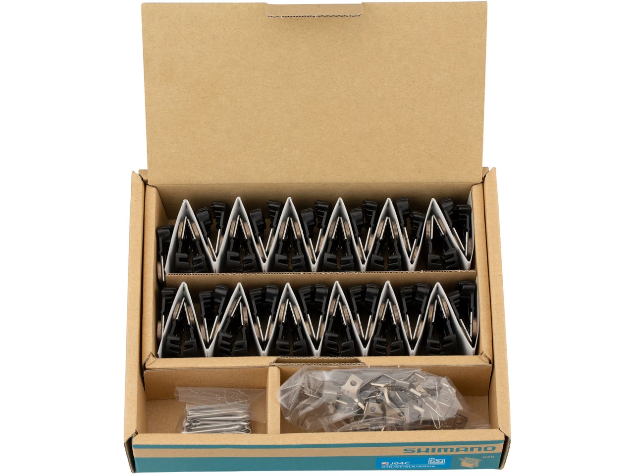 Shimano Bremsbeläge J04C Für XTR, XT, SLX, Alfine - 25 Paar – Bild 2