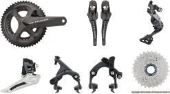 Shimano Ultegra R8000 Gruppe 2x11 39-53 Mit Direct Mount (HR Kettenstrebe)