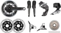 SRAM Red ETap AXS HRD FM Powermeter Gruppe 2x12 37-50 CL Scheibenbremse