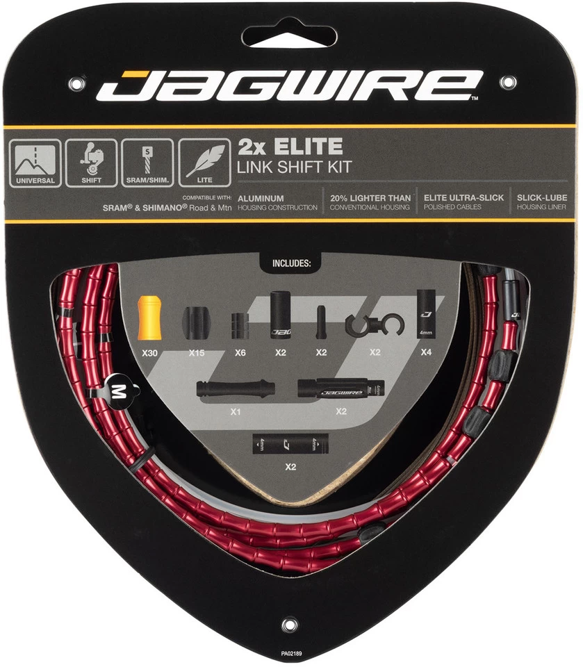 JAGWIRE 2X Elite Link Schaltzugset