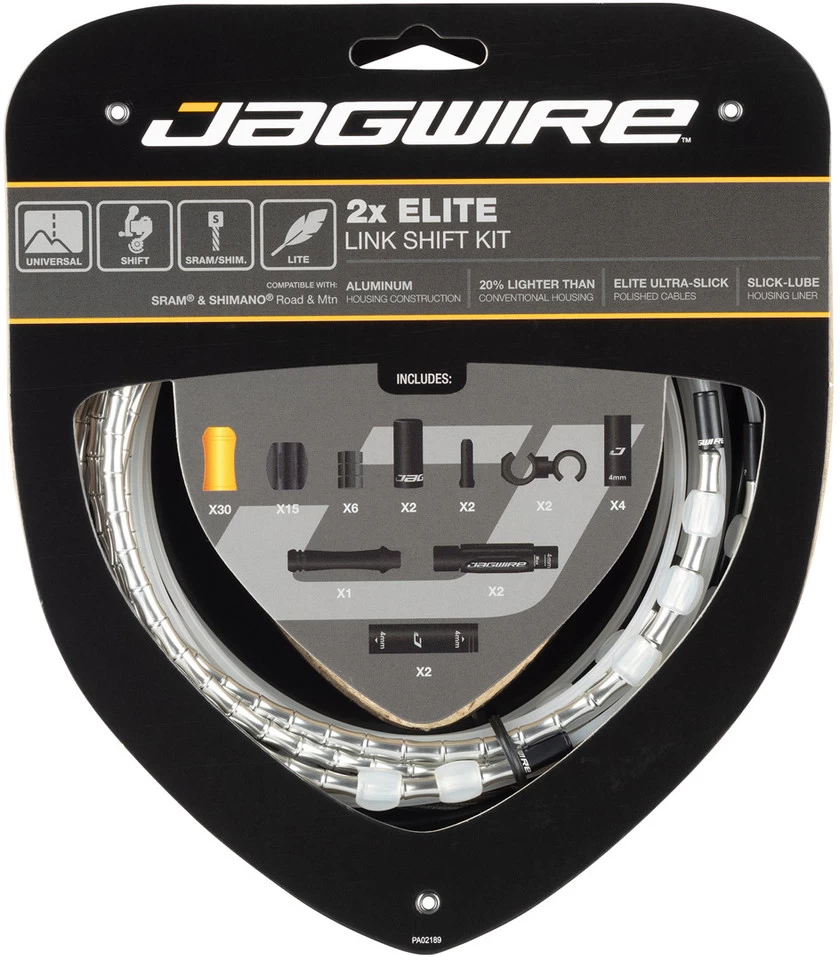 JAGWIRE 2X Elite Link Schaltzugset – Bild 7