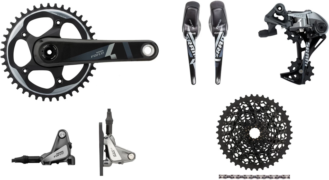 SRAM Force 1 FM Gruppe 1x11 42 GXP Hydr. Scheibenbremse