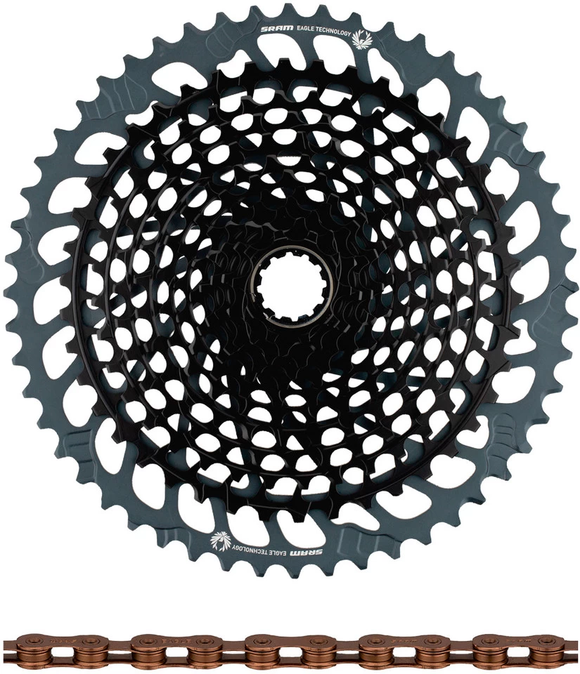 SRAM X01 Eagle XG-1295 Kassette + Eagle Kette 12-fach Verschleißset