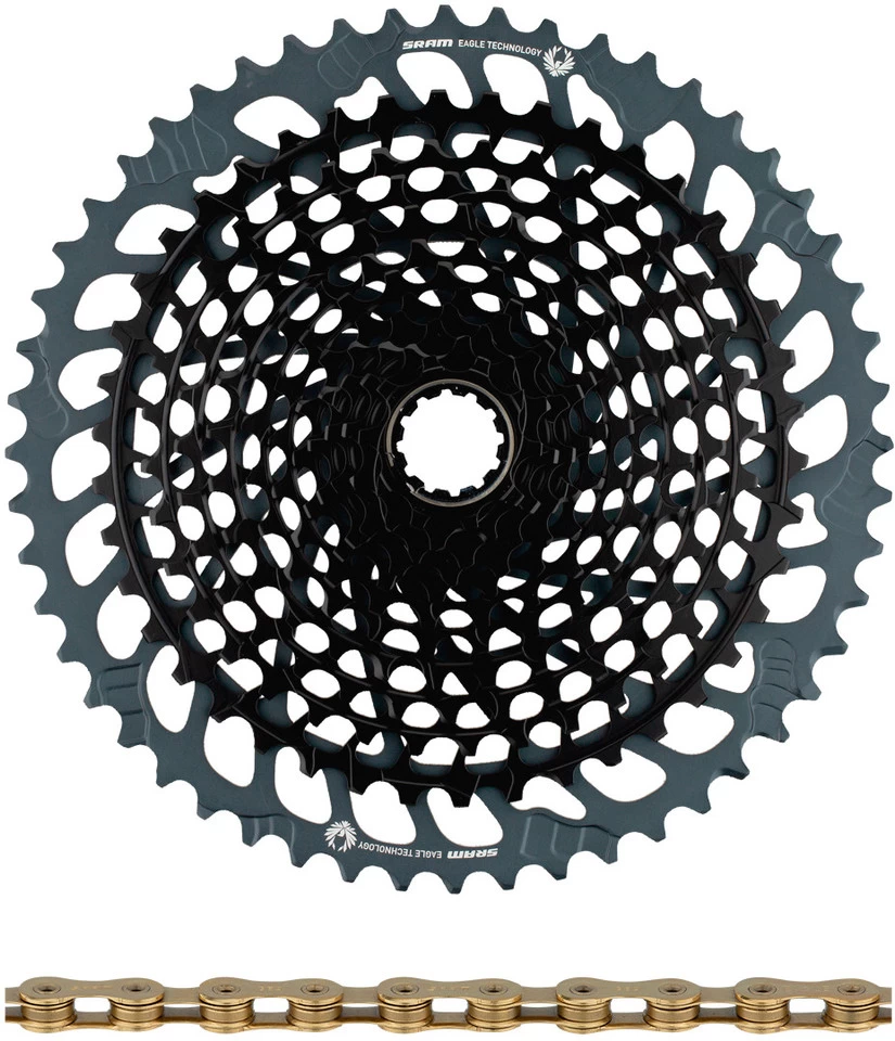 SRAM X01 Eagle XG-1295 Kassette + Eagle Kette 12-fach Verschleißset – Bild 4
