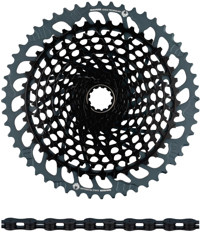 SRAM X01 Eagle XG-1295 Kassette + Eagle Kette 12-fach Verschleißset – Bild 6
