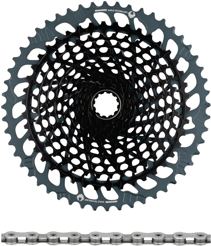 SRAM X01 Eagle XG-1295 Kassette + Eagle Kette 12-fach Verschleißset – Bild 8