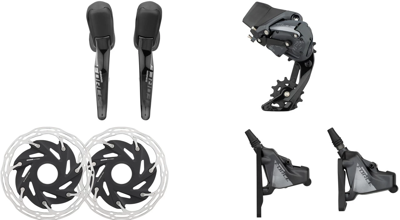 SRAM Force ETap AXS HRD FM Für 1x12-fach Center Lock Schaltgruppenset
