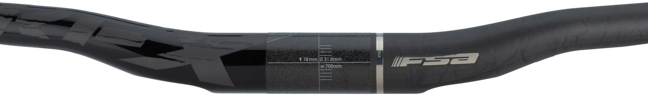FSA KFX ICR 18 Mm Low Riser 31.8 Carbon Lenker – Bild 4