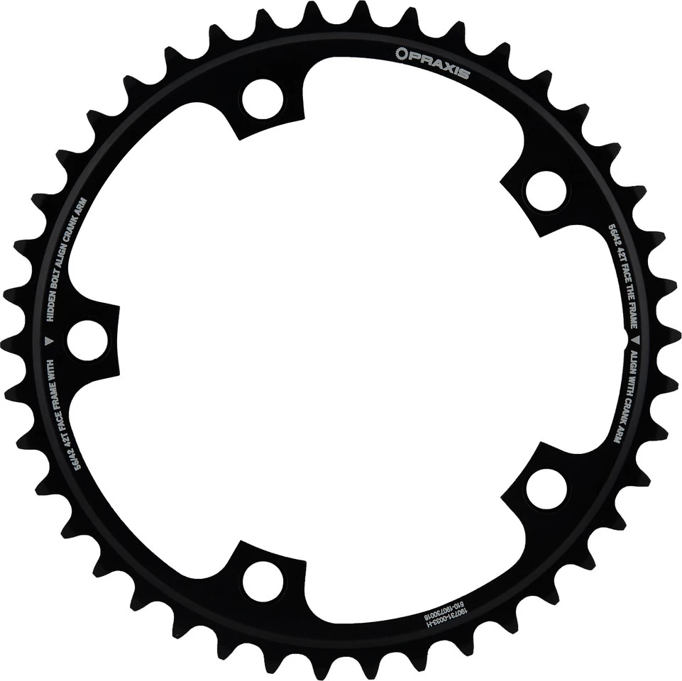 Praxis Works Time Trial Kettenblatt-Set, 5-Arm, 130 Mm Lochkreis – Bild 3