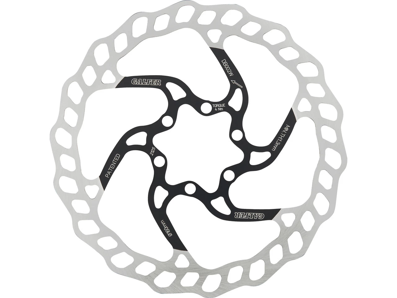 GALFER Fixed Disc Wave 1,8 Mm MTB 6-Loch Bremsscheibe