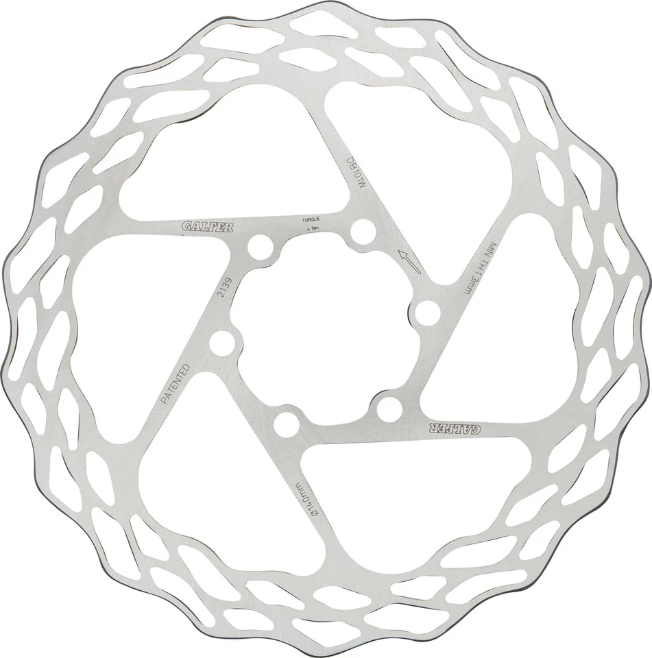 GALFER Fixed Disc Wave 1,8 Mm Road 6-Loch Bremsscheibe