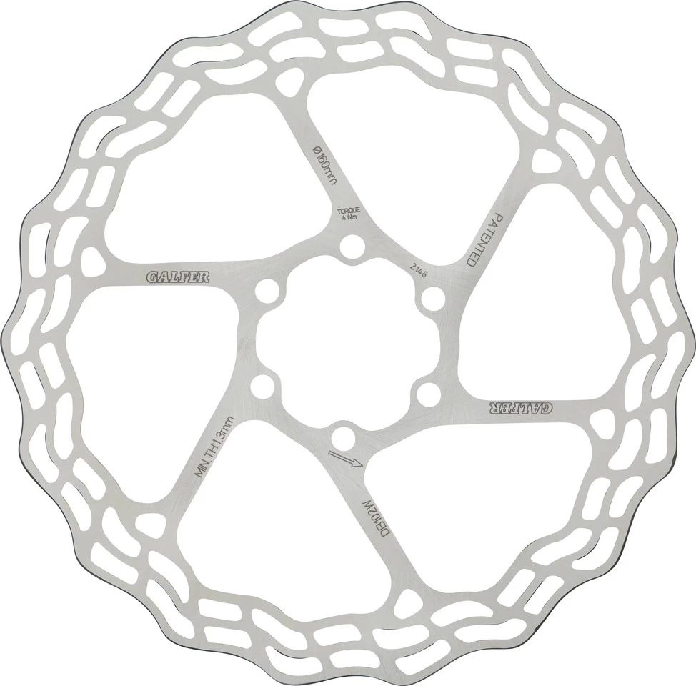 GALFER Fixed Disc Wave 1,8 Mm Road 6-Loch Bremsscheibe – Bild 3