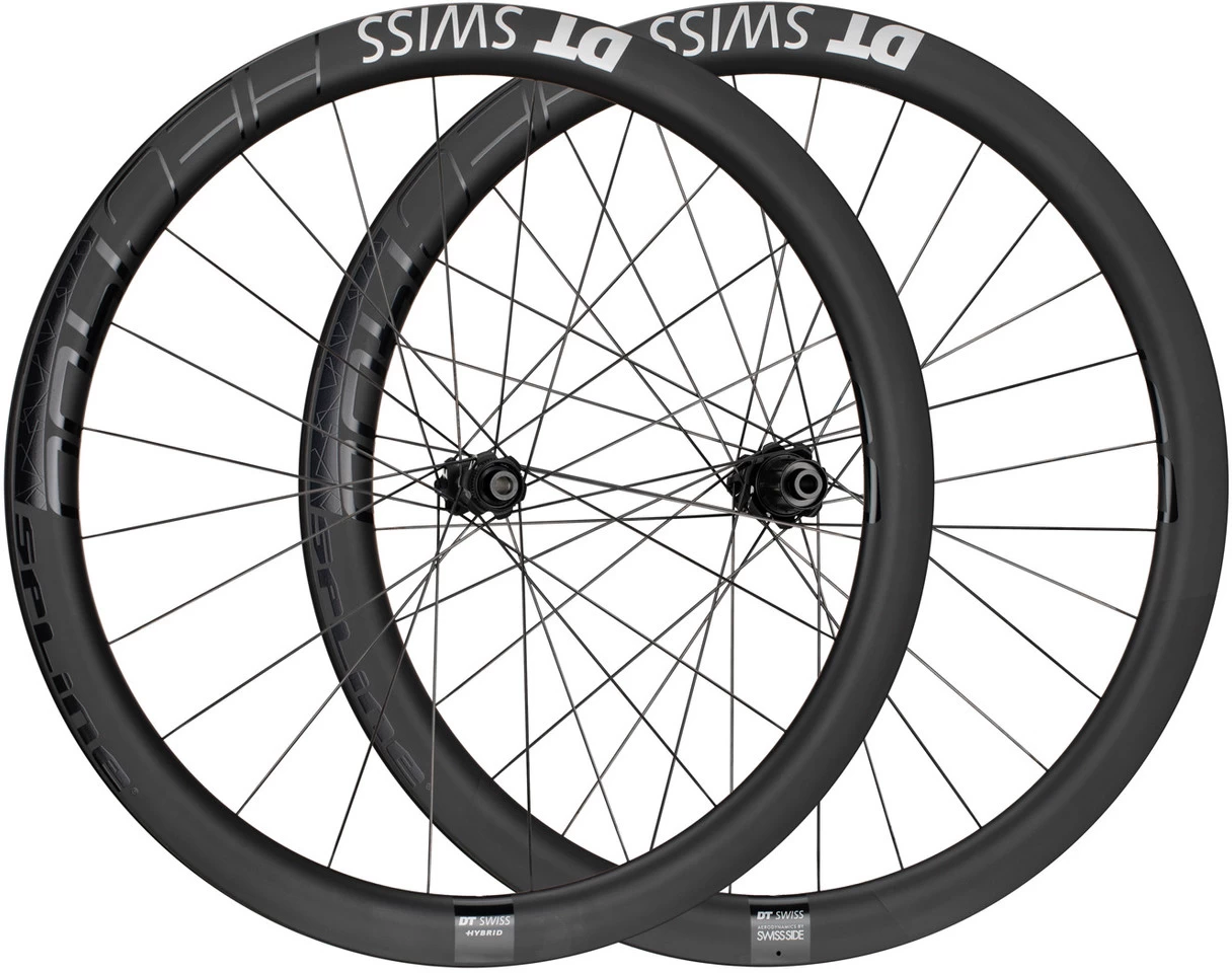 Dt-swiss HEC 1400 SPLINE 47 Carbon Disc Center Lock Hybrid 28" Laufradsatz