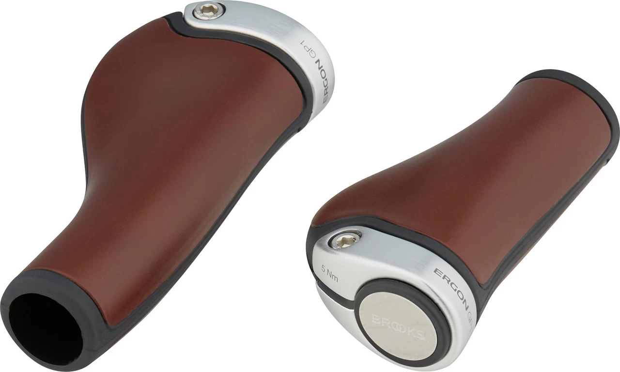 BROOKS GP1 Leder Lenkergriff Für Drehgriffschalter Einseitig – Bild 2